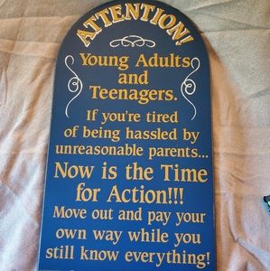 Young adult sign 😄